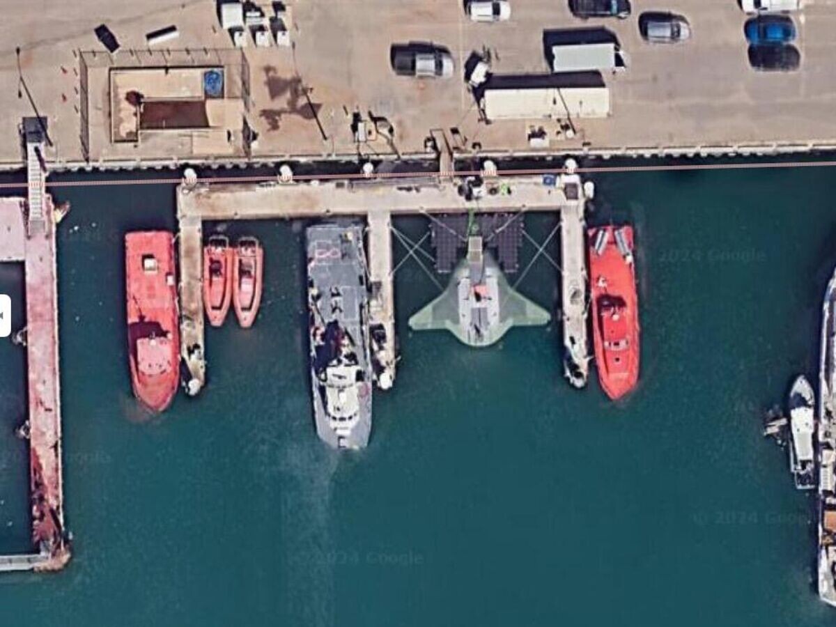 На Google Maps нашли секретный подводный дрон Manta Ray