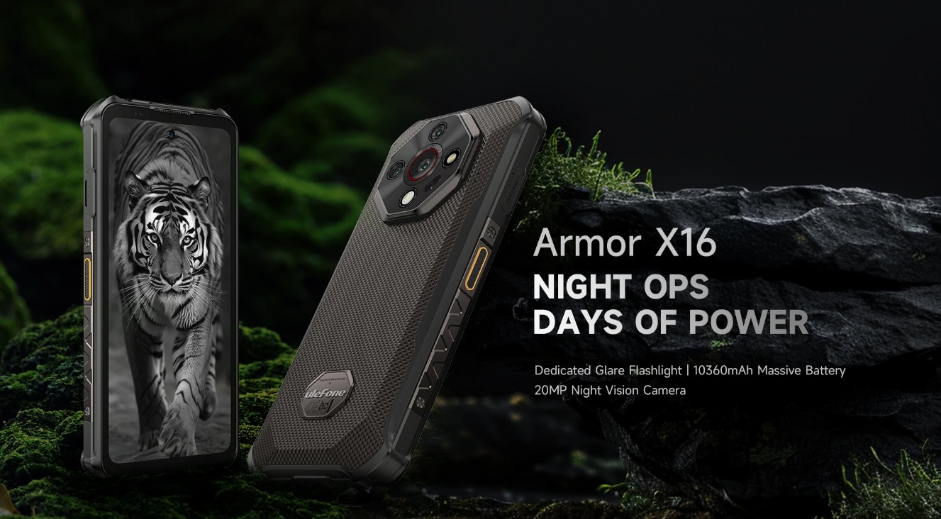 Ulefone представила смартфоны Armor X16 и X16 Pro