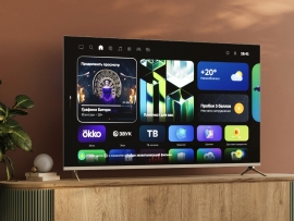 Сбер представил первые российские телевизоры с mini-LED-дисплеями