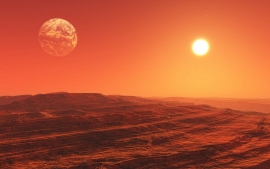 Математики связывают сотовую структуру марсианских гор с испарением соленой воды